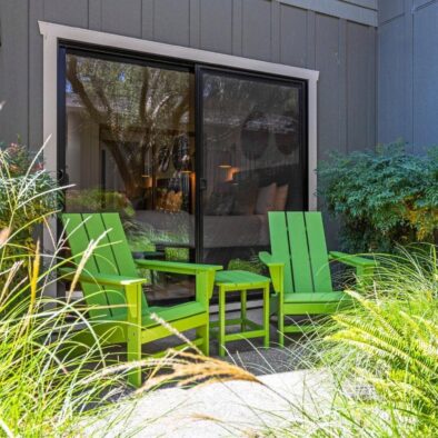 Guest room patio
